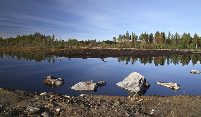 Pitkänevan kosteikkomaisemaa